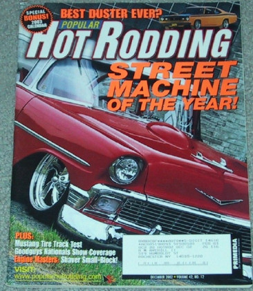 POPULAR HOT RODDING 2002 DEC - FORD LIGHTNING, 442, DUSTER